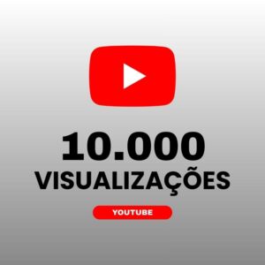 10000 visualizações YouTube para aumentar alcance e engajamento nos vídeos