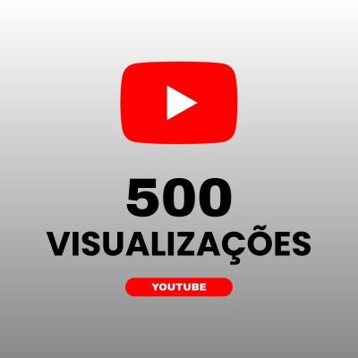 500 visualizações YouTube para aumentar alcance e engajamento nos vídeos